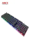 iMice Gaming Keyboard Steam Punk 104 Keys Backlit Keyboards Wired USB Waterproof Mechanical Feeling Steam Punk Gamer Keyboard6878594