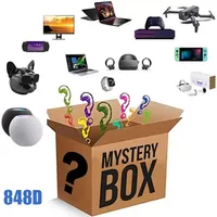Mystery Box Electronics Random Boxes Birthday Surprise Gifts Lucky Gifts For 848D Bluetooth Speakers Bluetooth Headsets Drones Smart Watches Headset