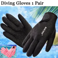 Surfing Booties Neoprene swimming diving gloves 1 pair 2 colors black pink men women non slip blue dive lovers gift 1 5mm thickness Brand 230303