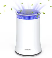 Mooka hava temizleyici ev için gerçek hepa hava temizleyicisi aktif karbon filtresi 540 metrekareye kadar polen tozu evcil hayvan dumanından korunmak Yatak odası için sessiz duman
