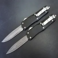 Big A07 Damas Damascus Double Action Hunting Folding Pocket Survival Xmas Gift Automatic Knife Automatic Knives Auto Knife304H