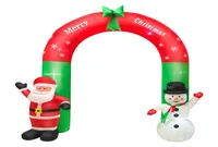 Outdoor Christmas Decoration Inflatable Santa Claus Snowman Inflatable Garden Yard Archway Halloween Christmas Ornaments Xmas New 9981516