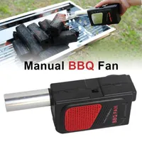 Gereedschap Accessoires Handmatige BBQ ventilator Luchtblazer Elektrisch voor Barbecue Fire Belllows Buiten Camping Picnic Grill Cooking Hand Tool