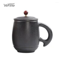 Mokken Yefine Rough Ceramic Mug Filter Tea Set Creative Minimalist Ins Style Office Gift Chinees Chinees