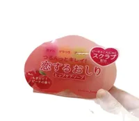 3 PCS Japan Peach Pattercked Handmade Soap إزالة الميلانين يضيء البشرة البشرة المبيض الصابون 80G9145020