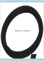 Aessories Tools Produkty Lady Girls Black Nylon owinięte elastyczne gumowe włosy Paski 20pcs1 Drop dostawa 2021 Riewf9627163