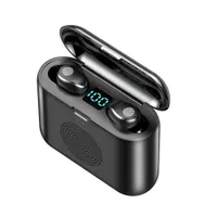 NOWOŚĆ F9 Bluetooth Audifono Auricularles Słuchawki HiFi LED bezprzewodowy zestaw słuchawkowy TWS z ładowaniem pudełka 2000MAH słuchawki słuchawkowe z głośnikiem