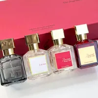 Beste kwaliteit 30 mlx4 Freshener Maison vrouwen parfum geur rouge 540 bloemen eau de vrouwelijke man mannelijke langdurige luxe parfum spray nieuwe datum