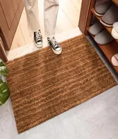 Nutural Coconut Fiber Ettrance rug scrape door mat mat 실내 먼지 방지 전면 카펫 바닥 매트 카펫 6784640에 대한 미끄럼 방지가 아닙니다.