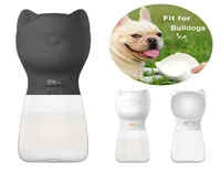 480 ML Portable Pet Water Bottle For Dogs French Bulldog Pug Travel Puppy Cat Drinking Bowl Outdoor Dispenser Feeder 2106152910960