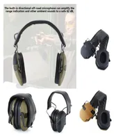 Geluidsreductie Veiligheid schieten oormoffen gehoorbescherming verdedigers geluidsversterking jagen earmuff tactische accessoires1534892