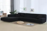 Cubiertas de silla Stretch Sofa Cover Allivlusive Slip -Slip -Couch L Forma para sala de estar5028764