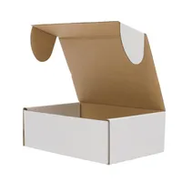 Waco 50pcs Home Kraft Gift Wrap emballage Boîte en papier carton blanc Box avec couvercle Boîtes en carton 6x4x2 Stock dans US278T