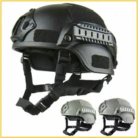 Kwaliteit lichtgewicht snelle helm airsoft mh tactische helm buiten tactische pijnbal CS swat riding protect apparatuur207F