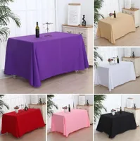 Table Cloth 1pc علامة في TableCloth غرفة الاجتماعات EL Cover Solid Color Shibition Decoration4244664
