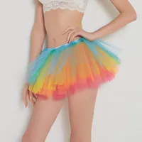 التنانير النسائية مطوية تنورة قصيرة الكبار فيممي توتو ميني رقص كعكة منتفخ كرنفال حفلة كرنفال للنساء