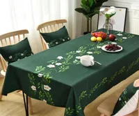Table Cloth American Country Style Tablecloth Linen And Velvet 2 Styles Wedding Birthday Party Cover Rectangle Desk Home Decor6481065