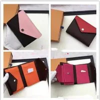 top quality women man with box luxury rmulticolor short designer wallet Card holder classic pocket Victorine240B