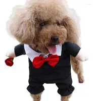 بدلة الكلب للحيوانات الأليفة زيت زي الرسميات ملابس رسمية مع ربطة عنق القوس الهالوين أزياء جينتلمان للجرو و CAT5979915