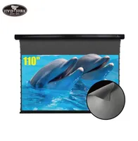 VIVIDSTO 110 inch Electric Drop Down ALR Long Throw Projector Screen Ambient Light Rejecting for Normal Projection4355270