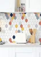 Pegatinas de ventana creativa moderno panel auto adhesivo muebles de la pared de la cocina a prueba de aceite nórdico aufkleber decoración del hogar DE50TM7345017