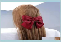 Aessories Tools Productsfashion Super Big 21Cm14Cm Bowknot Hair Clip Barrettes Hairpin For Women Girls Statement Aessori4681169