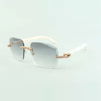2022 نظارة شمسية رائعة باقة الماس 3524014 مع نظارات أبيض طبيعية وعدسة مقطوعة 3 0 حجم السمك 18-140 مم 2379