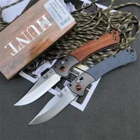 Wholer Benchmade BrowningA10580 Flipper Titanium Pocket Folding Knife 440C 57HRC Tactical Camping Gear Hunting Survival Knives326J