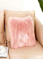 Travesseiro de travesseiro Super macio de pelúcia lavável Pronha quente quadrado 40x40cm45x45cm Capa com zíper escondido Textile39966696