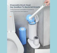 Cleaning Brushes Joybos Disposable Toilet Brush Household No Dead End Cleaning Set Artifact Not Dirty Hands 220511 Drop Delivery H6254633