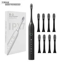 smart electric toothbrush Sonic electric toothbrush 6-speed 3-color adult rechargeable soft-bristle couple male and female students waterproof toothbrush J230302