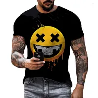 Мужские рубашки 3d XX Face Man Fashion Print Футболка Harajuku Мужской случайный топ с коротким рукавом