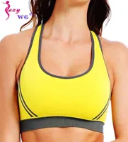 SEXYWG Yoga Bra Women Sports Top Sexy Cross Back Shockpoof Running Gym Shirt Athletic Vest Active Wear Girl Push Up Brassiere BH4502405