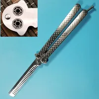 butterfly cloud Dragon scale comb ball bearing butterfly trainer training knife not sharp Crafts Martial arts knvies xmas gift Adf187z