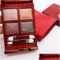 Eye Shadow Brand Quad Color Makeup Shimmer Palette 03 Body Heat Eyeshadow With Applicators Brush ombres Paupieres 4 Coeurs Top Drop Dhcie