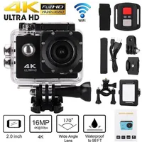 H9 Action Camera Ultra HD 4K 30fps WiFi 2 0 170d 30m Casco per fotocamera impermeabile Underwater VEDIO SPORT GO Pro Surfing Rock C288Q