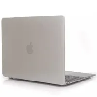 クリアクリスタルハードプラスチックケースカバーMacBook Air Pro Retinaラップトップ12 13 16インチ透明な色Fron276y