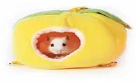 Small Animal Supplies 1pc Bed Cave Soft Winter Warm Mouse Cotton Hammock Hamster Hanging House With Chain Pet Products8431008