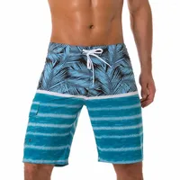 Heren shorts Samlona plus size heren mode 3D print zomer sexy drawstring mannelijk stand pocket pocket casual strand korte broek