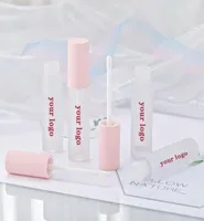 Lip Gloss Whole Pink Lipgloss Tubes Private Labelling Empty Frosted Container Custom Logo Bulk Lipstick Packaging4308691