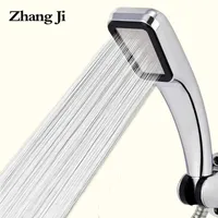 Bathroom Shower Heads ZhangJi Dropshipping Link 300 Holes Shower Head Water Saving High Pressure spray Nozzle bathroom accessories J230303