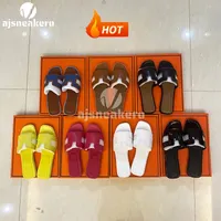 Новый дизайнер H Slippers Casual Labies Ladies Oram Sandal