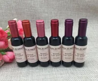 Lip gloss 2021 rossetto rossetto impermeabile a lungo duratura a forma di bottiglia da vino tinta per donne trucco rosso sexy strumenti cosmetici6170401