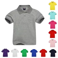 Polo -Shirts 2021 Sommer Kinder Kurzarm Stickerei Jungen Polos T -Shirt Kleidung Baby Kinder Tops Tees Girls Boy T -Shirts263i
