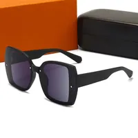 2022 Designer Luxury zonnebril Dames Stijlvol hoogwaardige gepolariseerde mode Vintage Casual Big Frame -bril voor mannen UV400 met B302K