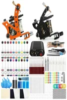 Tattoo Machine Kit Accessories Set For Beginner Shading Power Supply With inks Pigment Body Art Tools 2209264625752