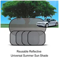 Universal Car Sunshade Covers Magnetic Mesh Curtain Breathable Windscreen Folding Windshield Auto Window Sun Shade Protector Accessories