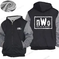 Coat de mode NWO World Order Wrestling Adult Shubuzhi Cotton Coton épais Hoody Drop265n