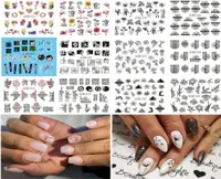 Ecofriendly1 Pc Nail Stickers Water Decals Lines Flower Leaves Slider Transfer Stickers Paper Nail Art Wraps DIY Sticker Decorati9664604