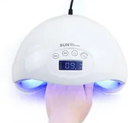 Wyposażenie gwóźdź White Sun5 plus lampa trwałe marka 48W UV Suszarka LED Manicure Machine Mini Portable1090355